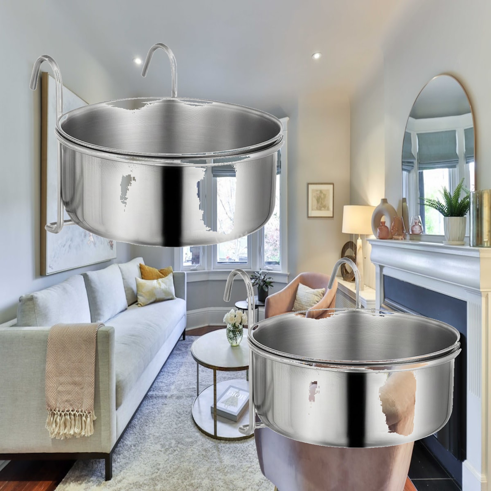 Industrial Bowl for Pets 2 Pie - Pet Feeders ulasan dan harga