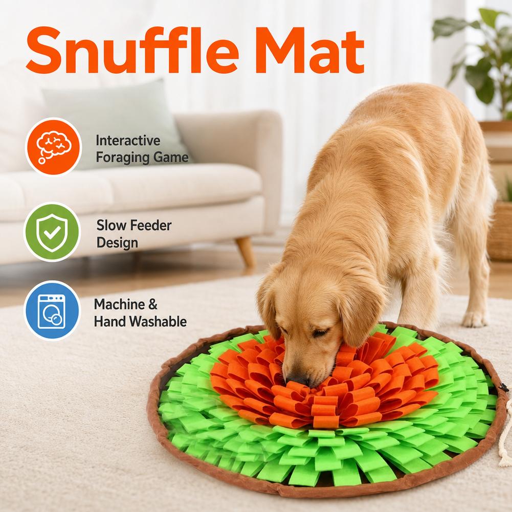 Dog Snuffle Mat Interactive Fe - Dog Puzzle Feeder Toy ulasan dan harga