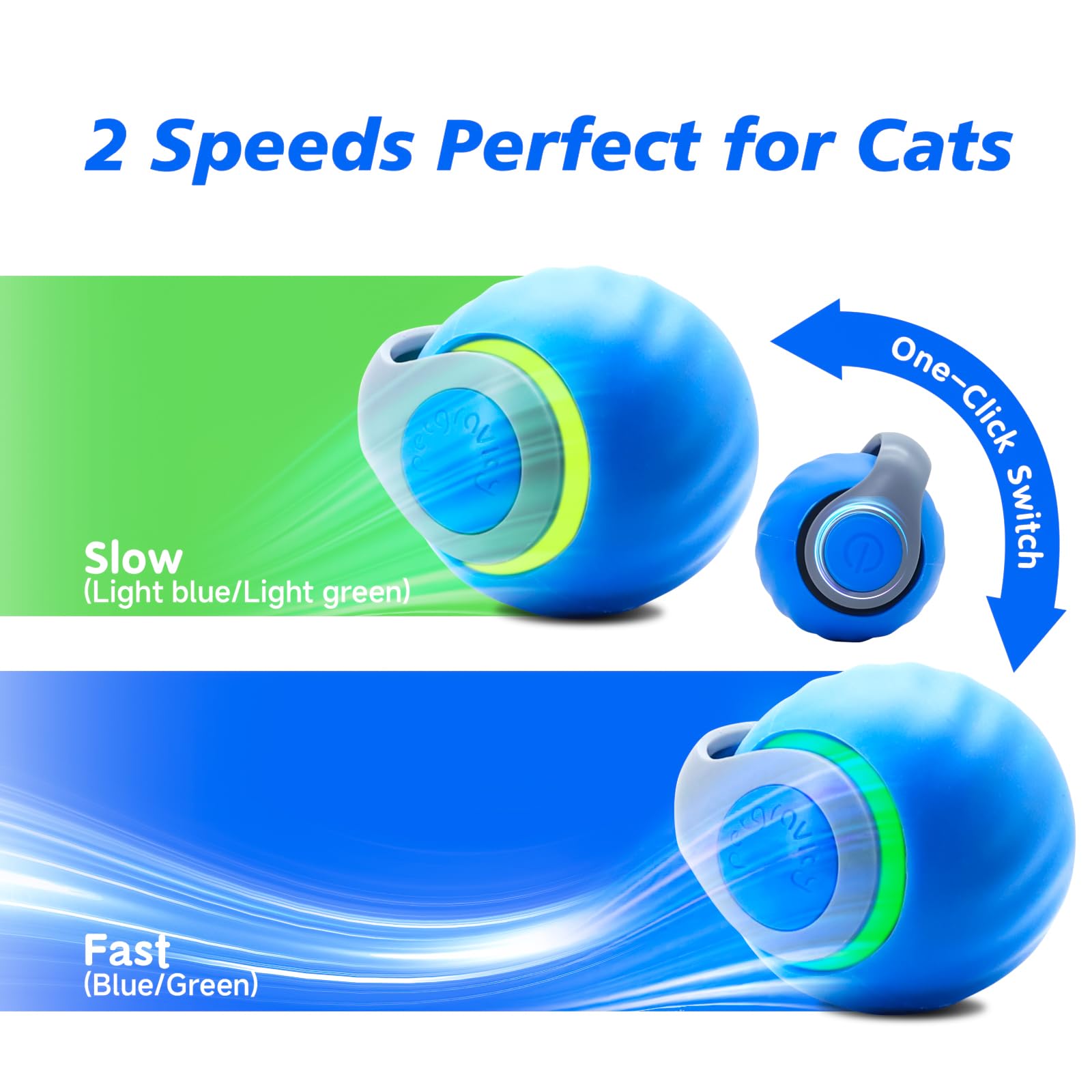 Cat Interactive Ball Toys Auto - Automatic Moving Dog Ball ulasan dan harga