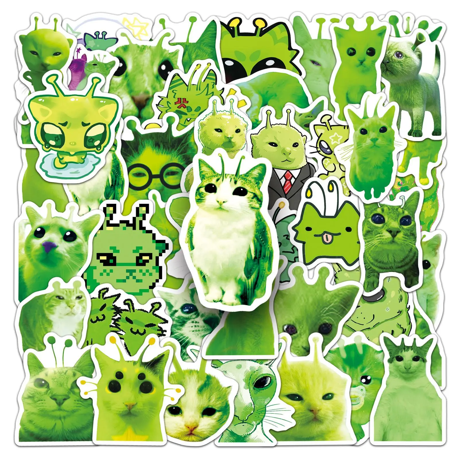 50pcs Abstract Alien Cat Creat - Cat Toys ulasan dan harga