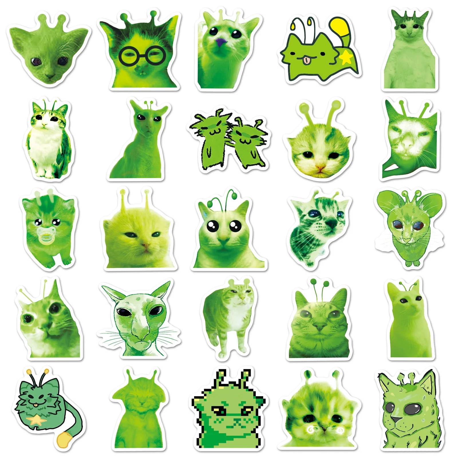 50pcs Abstract Alien Cat Creat - Cat Toys ulasan dan harga